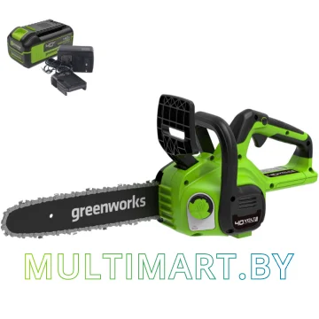 Аккумуляторная пила Greenworks G40CS30IIK4 2007807UB (с 1-им АКБ 4 Ач)